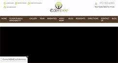 Desktop Screenshot of edentreeapartments.com
